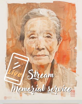 Stream Memorial Service LIVE